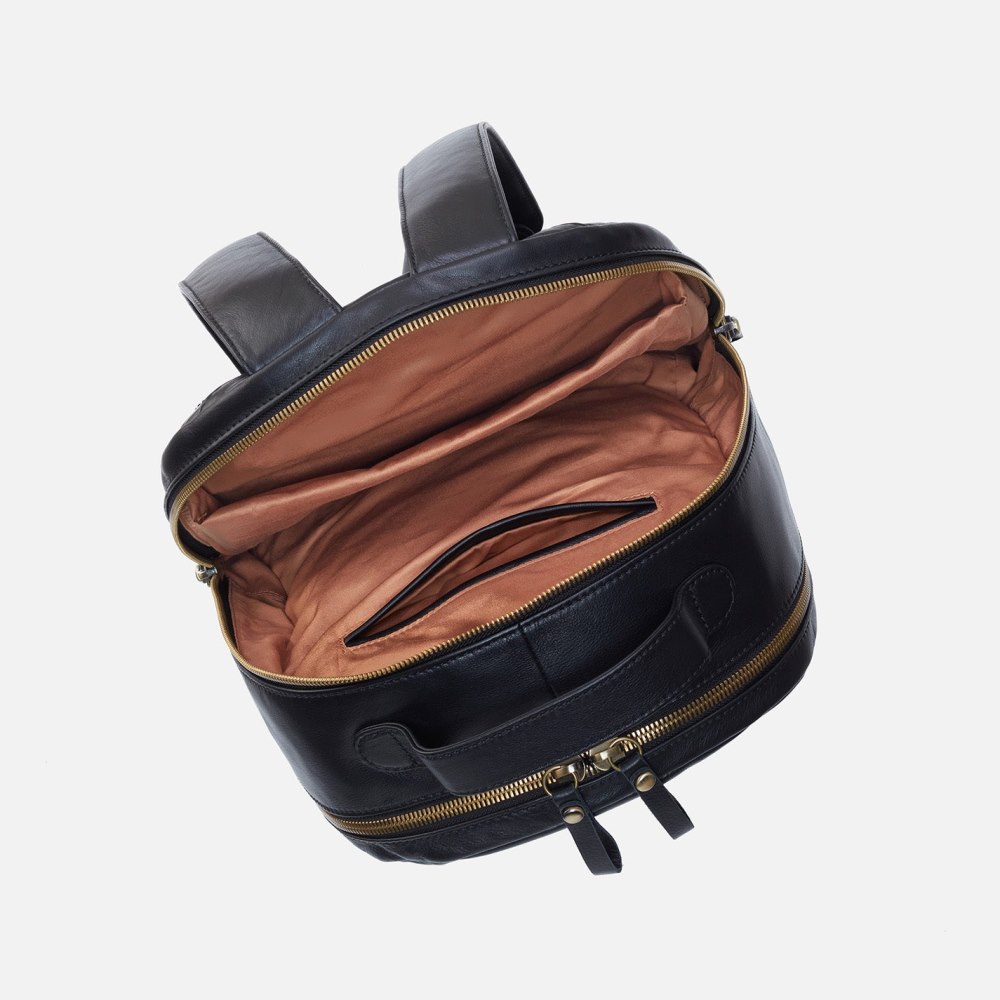 Hobo | Maddox Backpack in Silk Napa Leather - Black