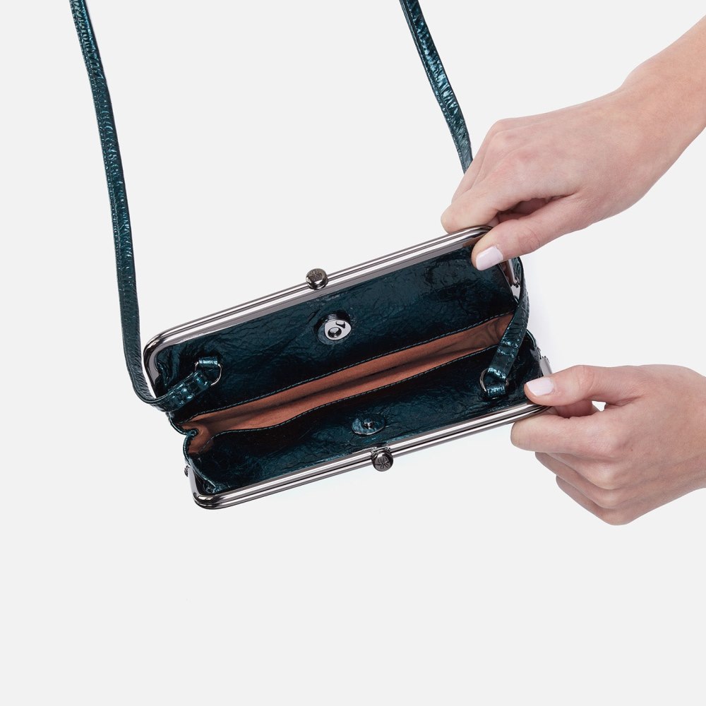 Hobo | Lauren Crossbody in Patent Leather - Spruce Patent