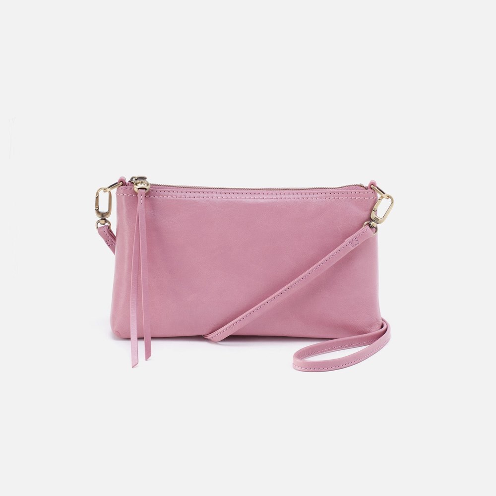 Hobo | Darcy Crossbody in Polished Leather - Lilac Rose - Click Image to Close