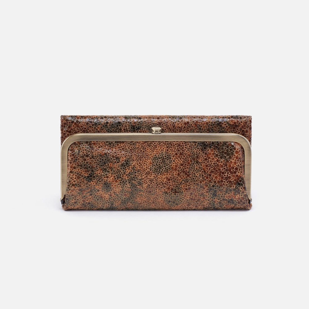 Hobo | Rachel Continental Wallet in Printed Leather - Eternal Garden - Click Image to Close