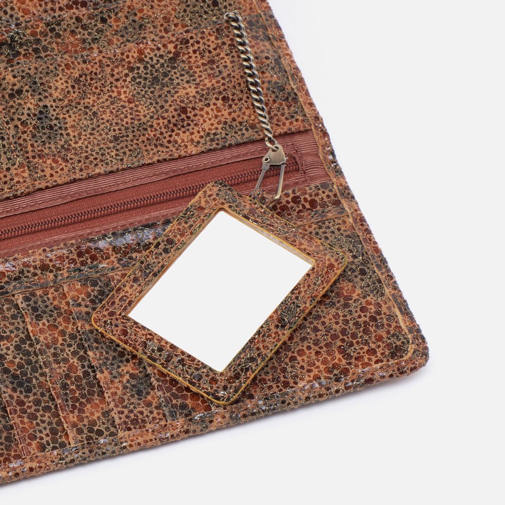 Hobo | Rachel Continental Wallet in Printed Leather - Eternal Garden