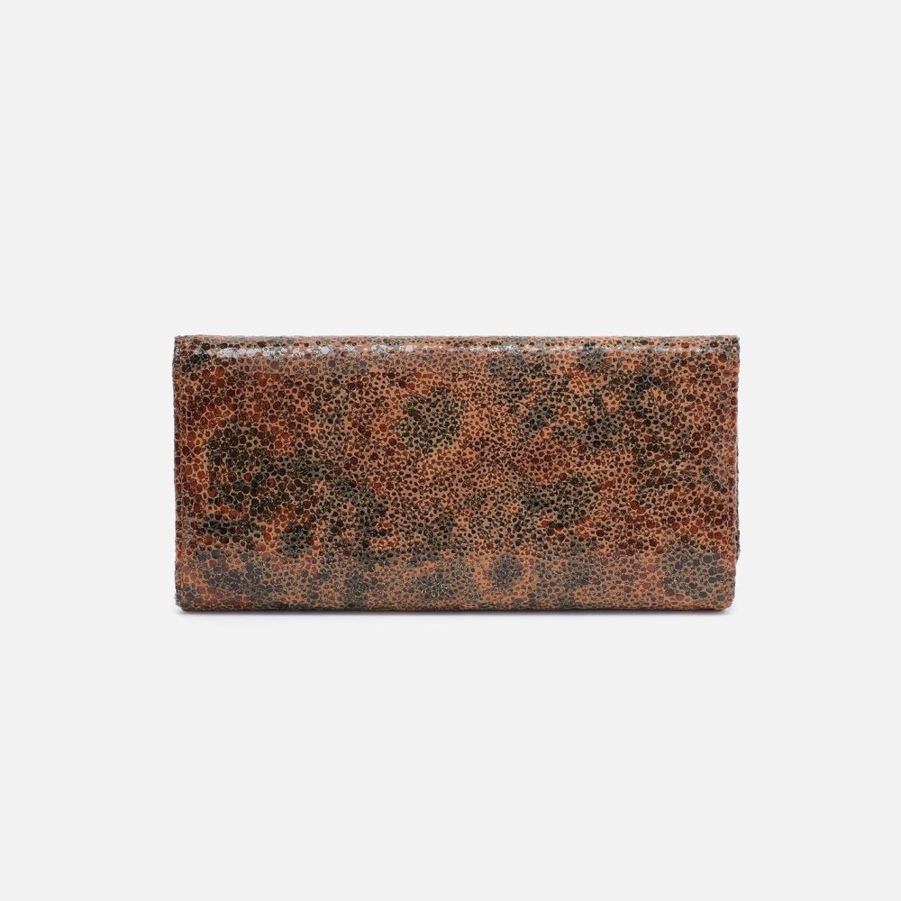 Hobo | Rachel Continental Wallet in Printed Leather - Eternal Garden