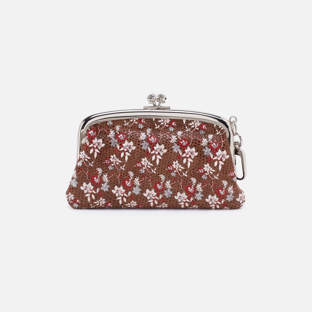 Hobo | Cheer Frame Pouch in Printed Leather - Ditzy Floral