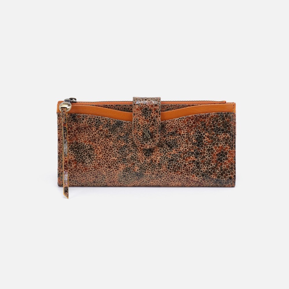 Hobo | Max Continental Wallet in Mixed Leathers - Eternal Garden