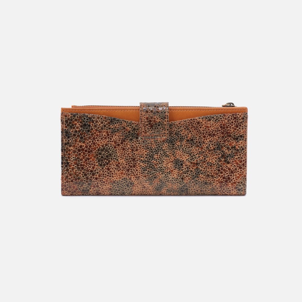 Hobo | Max Continental Wallet in Mixed Leathers - Eternal Garden