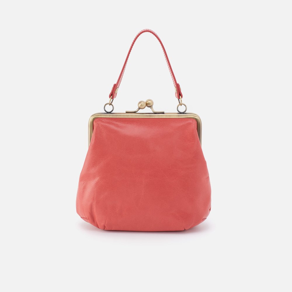 Hobo | Alba Crossbody in Polished Leather - Cherry Blossom