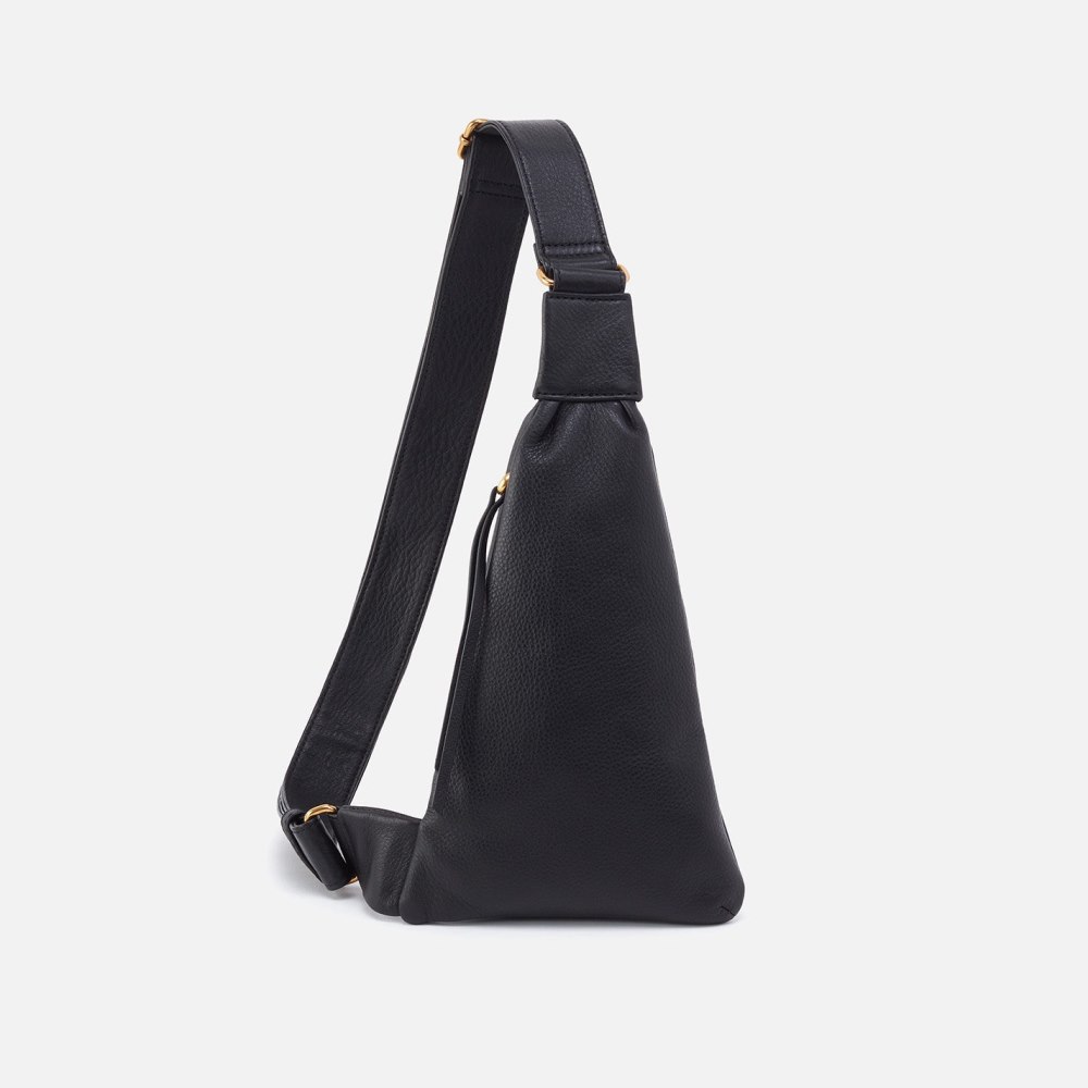 Hobo | Bodhi Sling in Pebbled Leather - Black