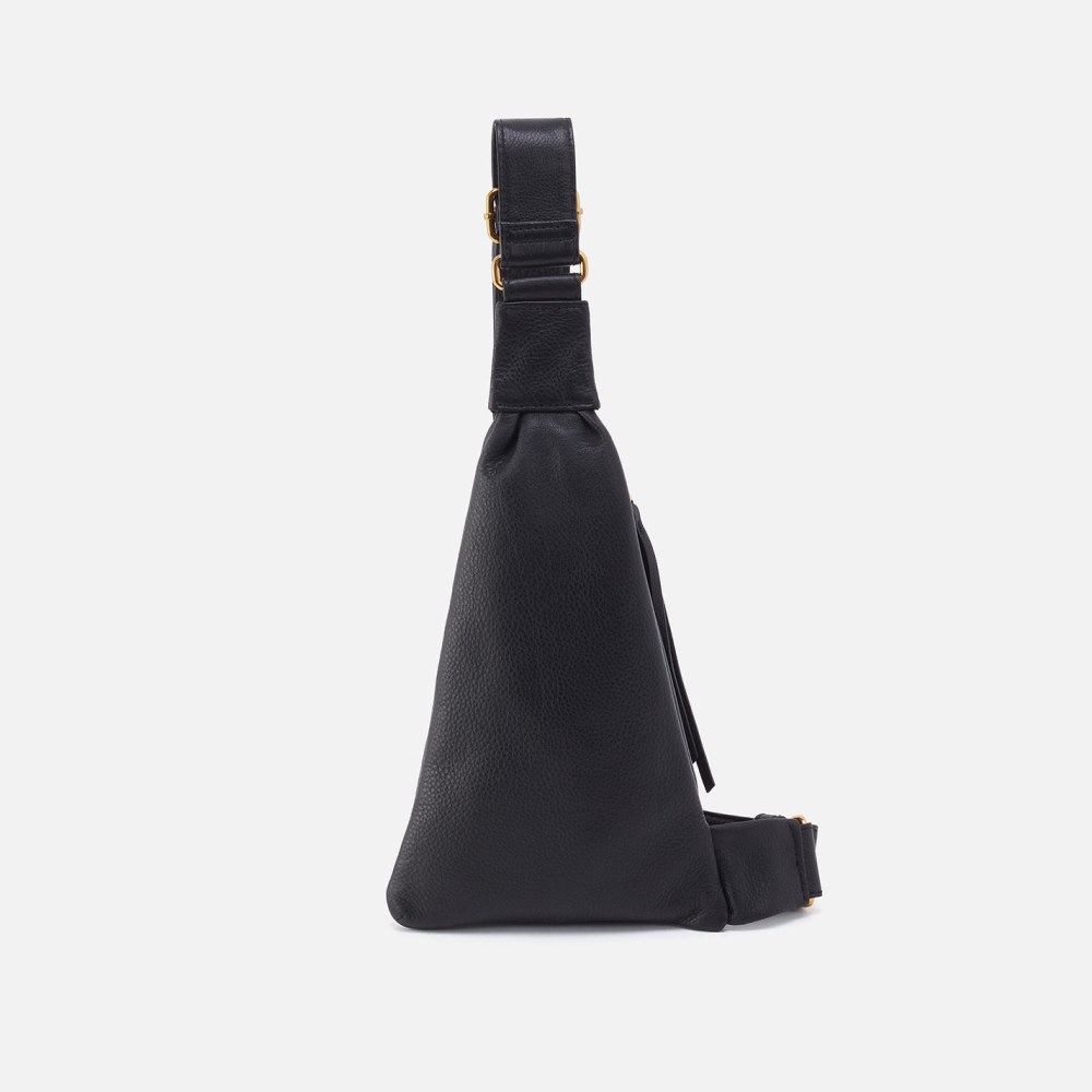 Hobo | Bodhi Sling in Pebbled Leather - Black