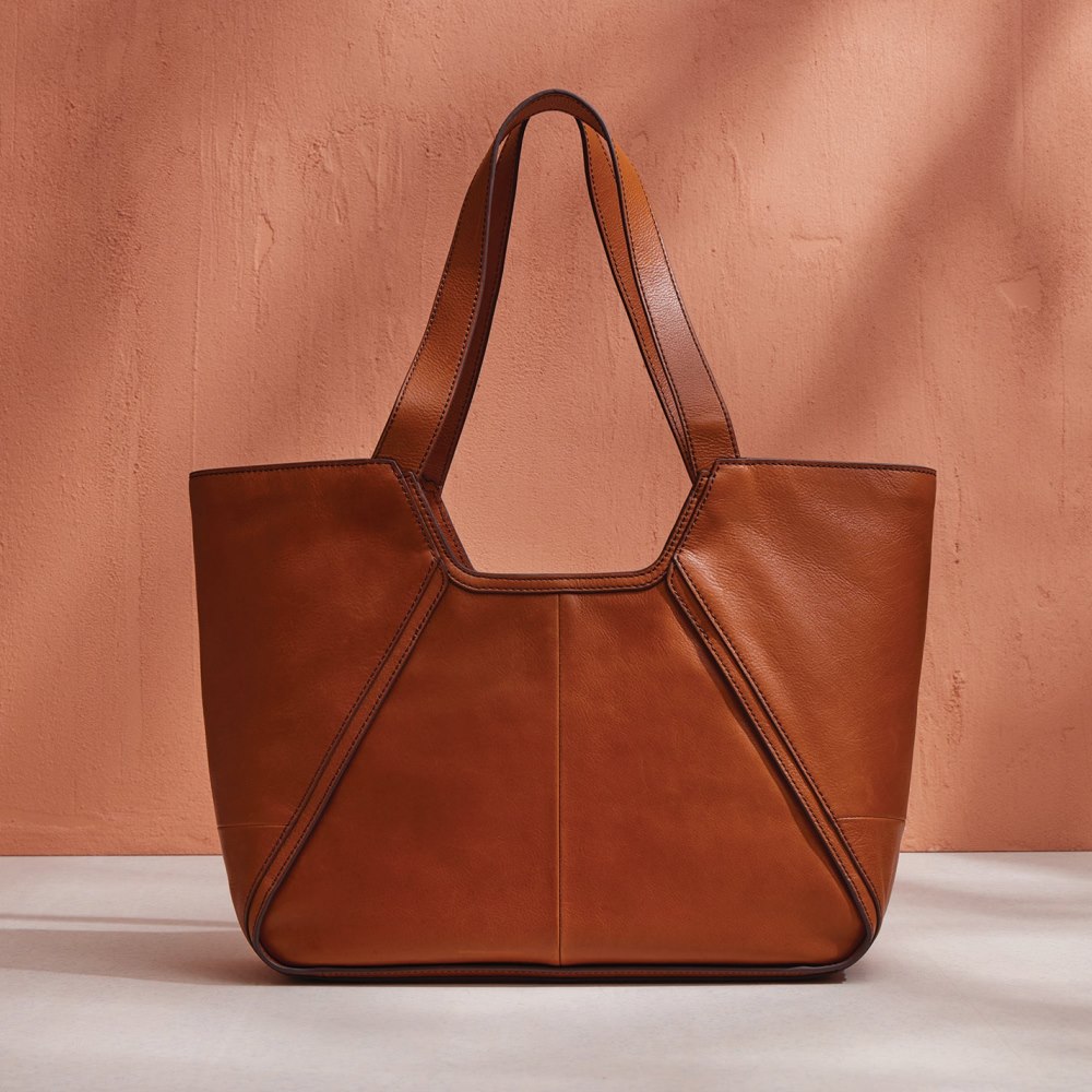 Hobo | Bellamy Medium Tote in Artisan Leather - Honey Brown