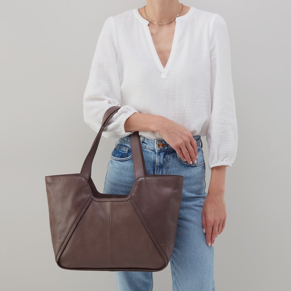 Hobo | Bellamy Medium Tote in Artisan Leather - Honey Brown