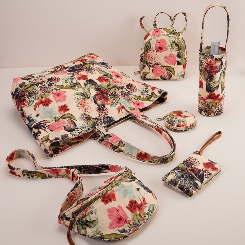 Hobo | Juno Belt Bag in Cotton Canvas - Botanical Floral