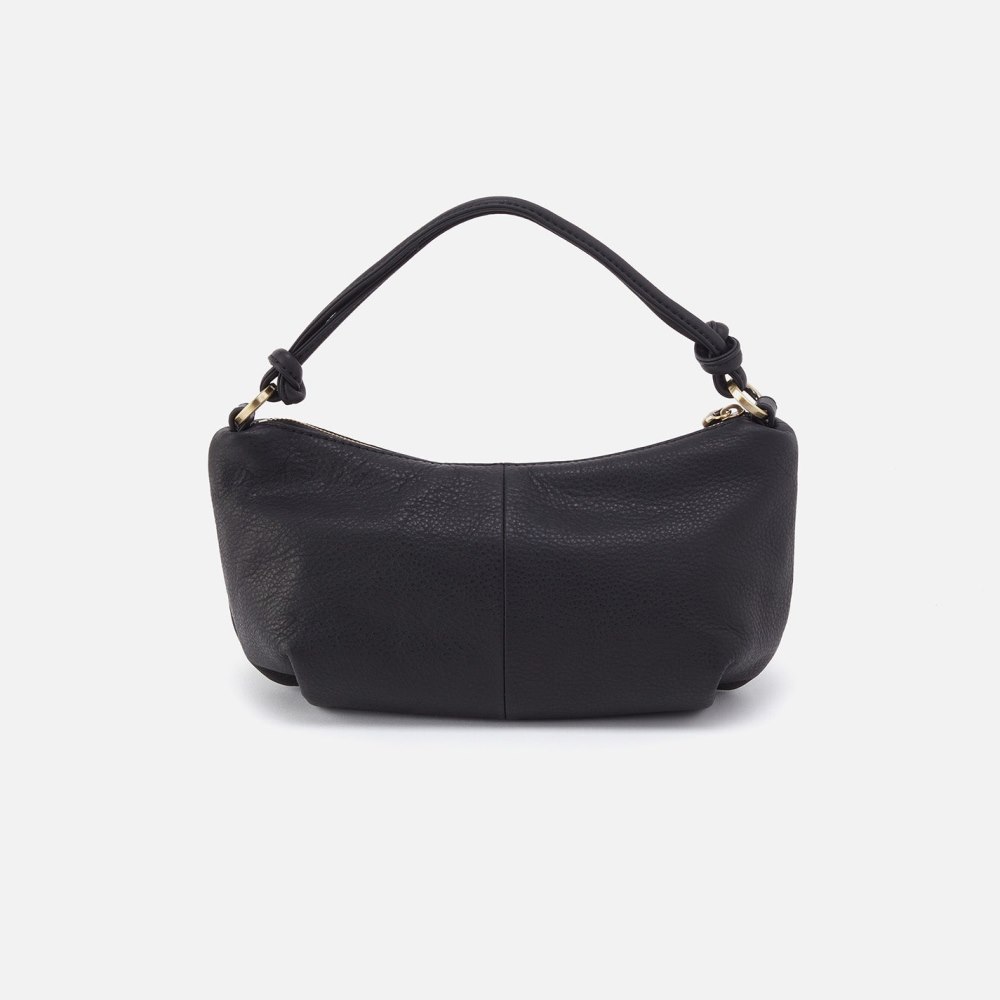 Hobo | Lindley Crossbody in Soft Pebbled Leather - Black