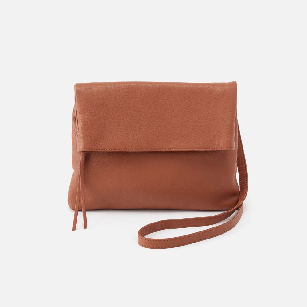 Hobo | Draft Crossbody in Pebbled Leather - Cashew