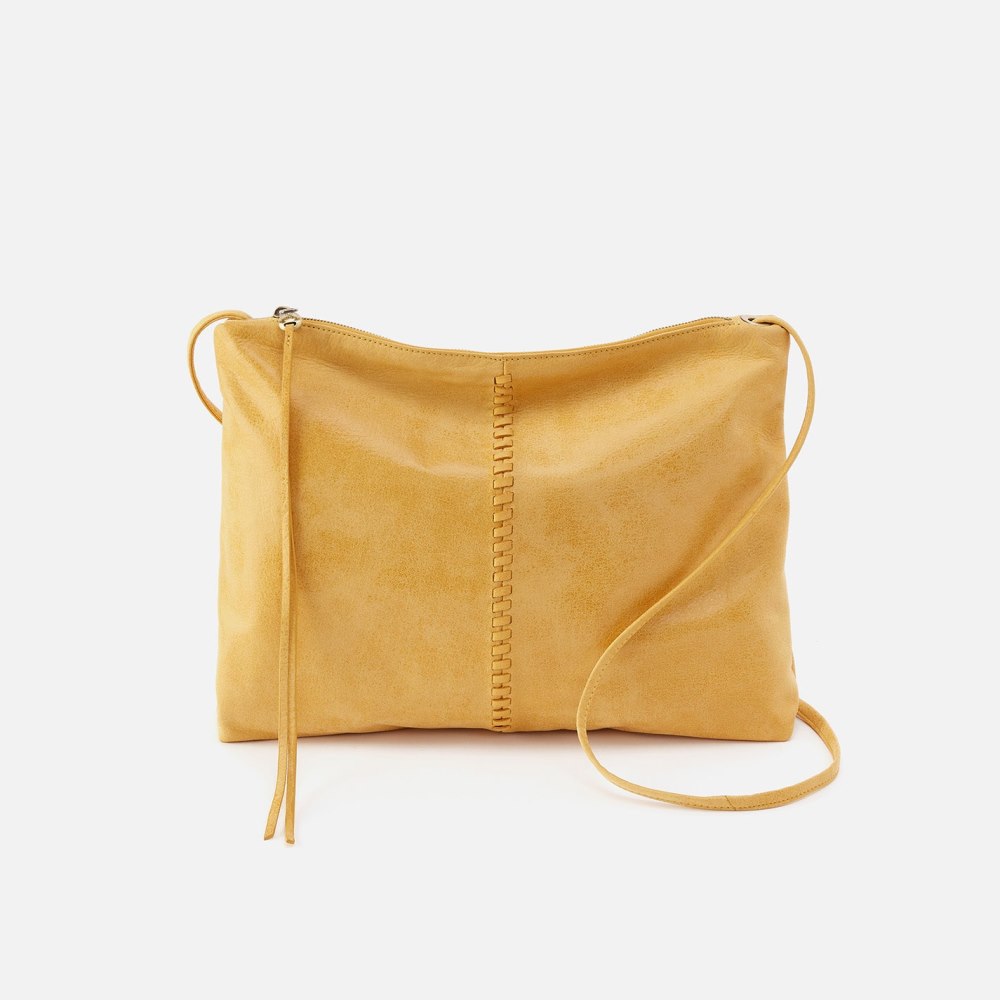 Hobo | Ziggy Crossbody in Buffed Leather - Honeycomb