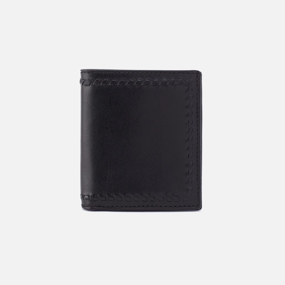 Hobo | Steinbeck Wallet in Aston Leather - Black - Click Image to Close