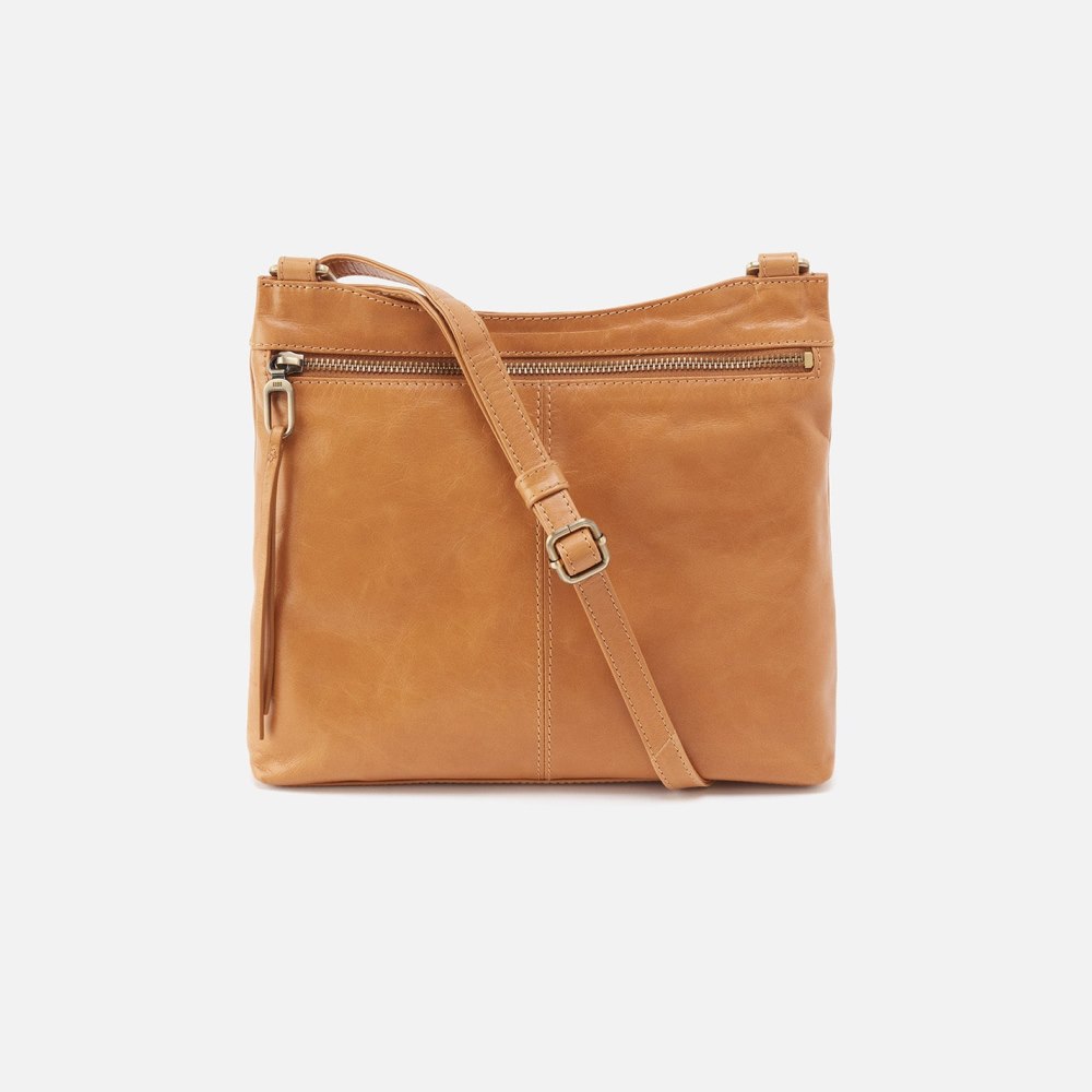 Hobo | Cambel Crossbody in Polished Leather - Natural