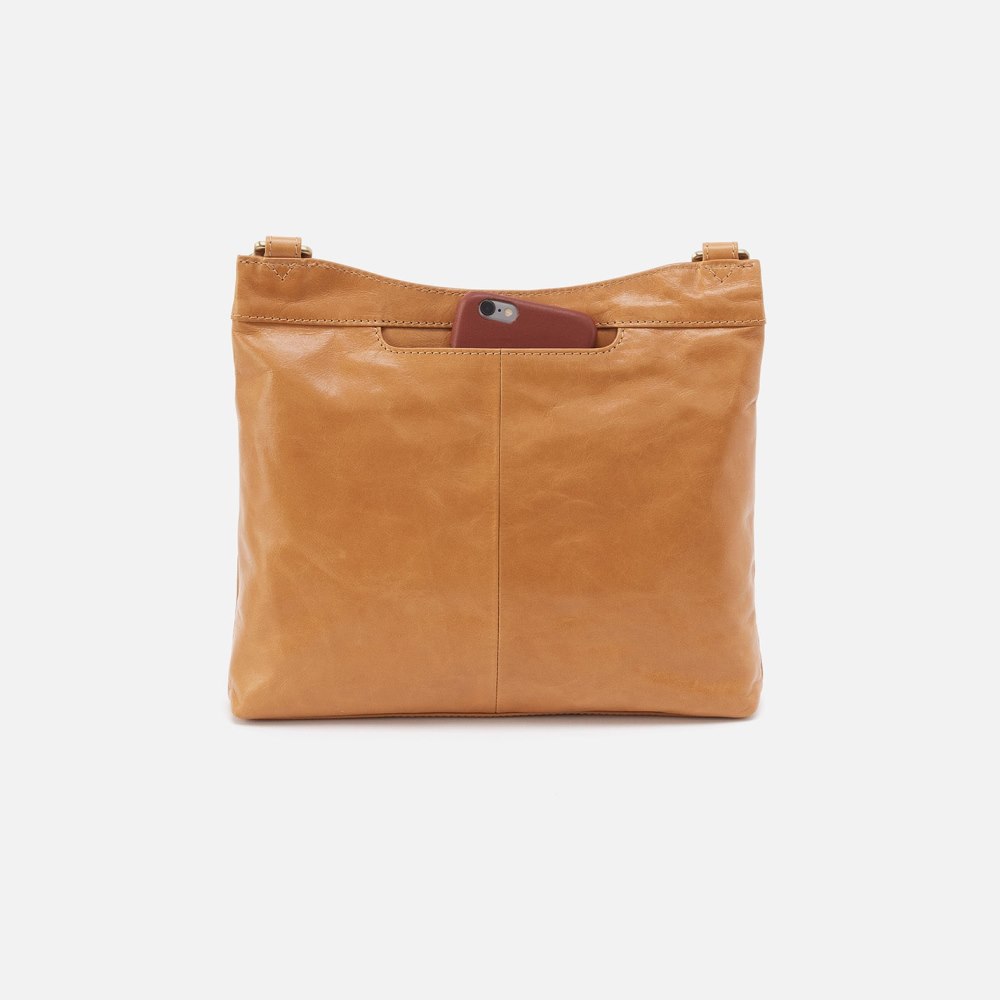 Hobo | Cambel Crossbody in Polished Leather - Natural