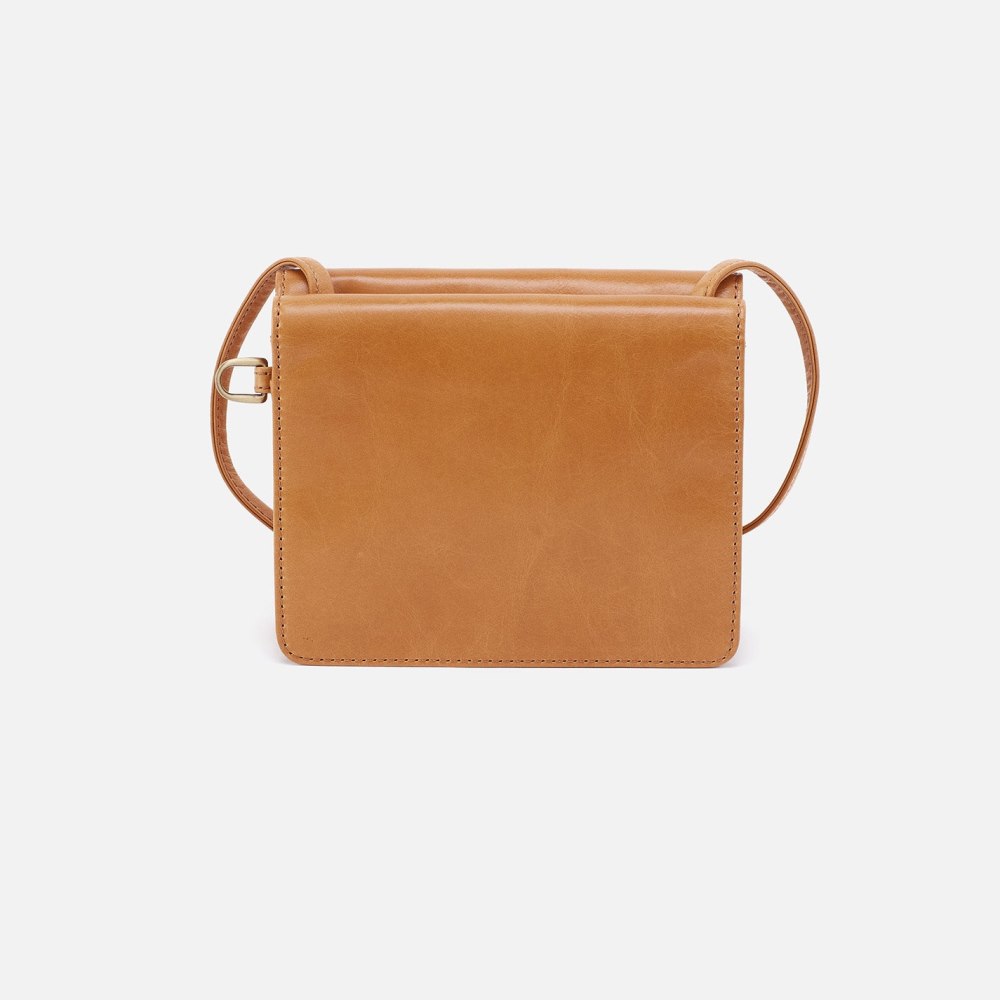 Hobo | Jill Wallet Crossbody in Polished Leather - Natural