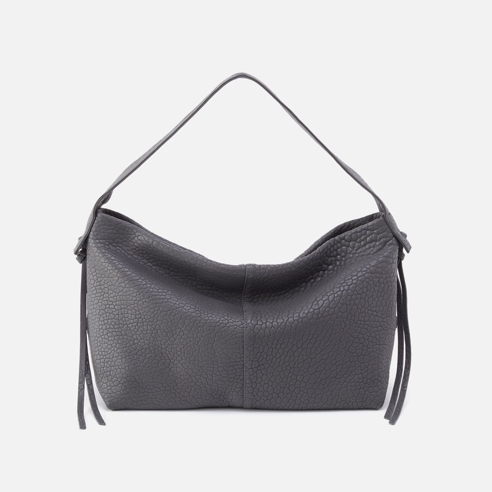 Hobo | Bonita Hobo in Bubble Pebbled Leather - Grey