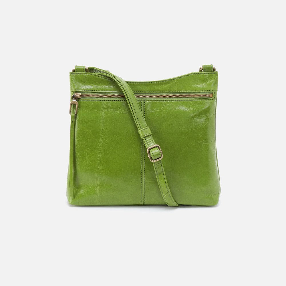 Hobo | Cambel Crossbody in Polished Leather - Garden Green - Click Image to Close