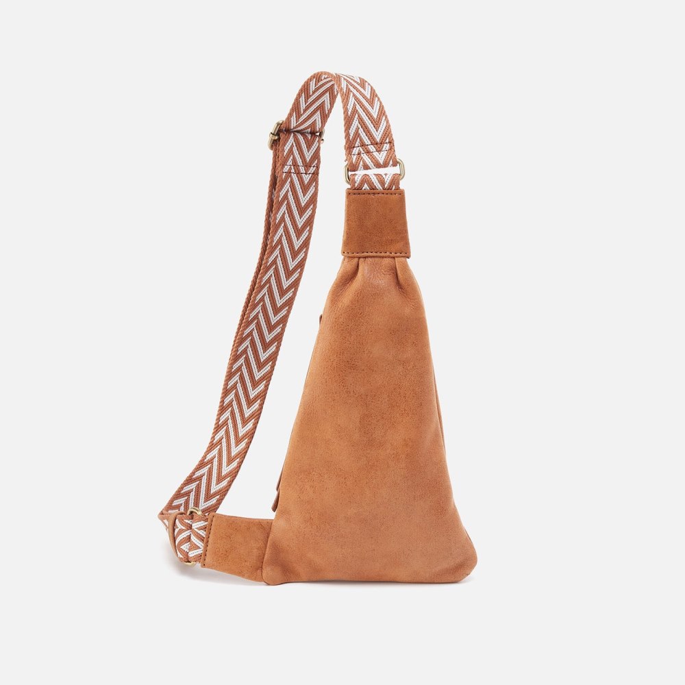 Hobo | Bodhi Sling in Buffed Leather - Whiskey - Click Image to Close