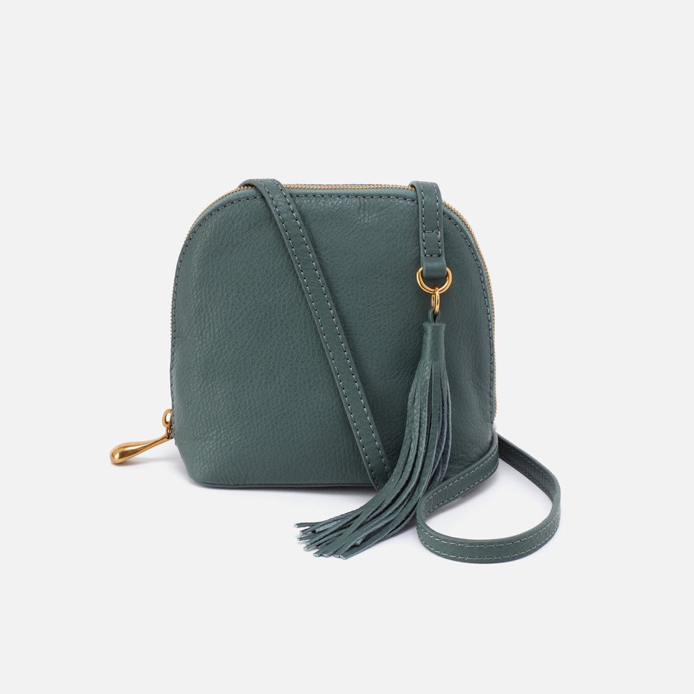 Hobo | Nash Crossbody in Pebbled Leather - Sage Leaf - Click Image to Close