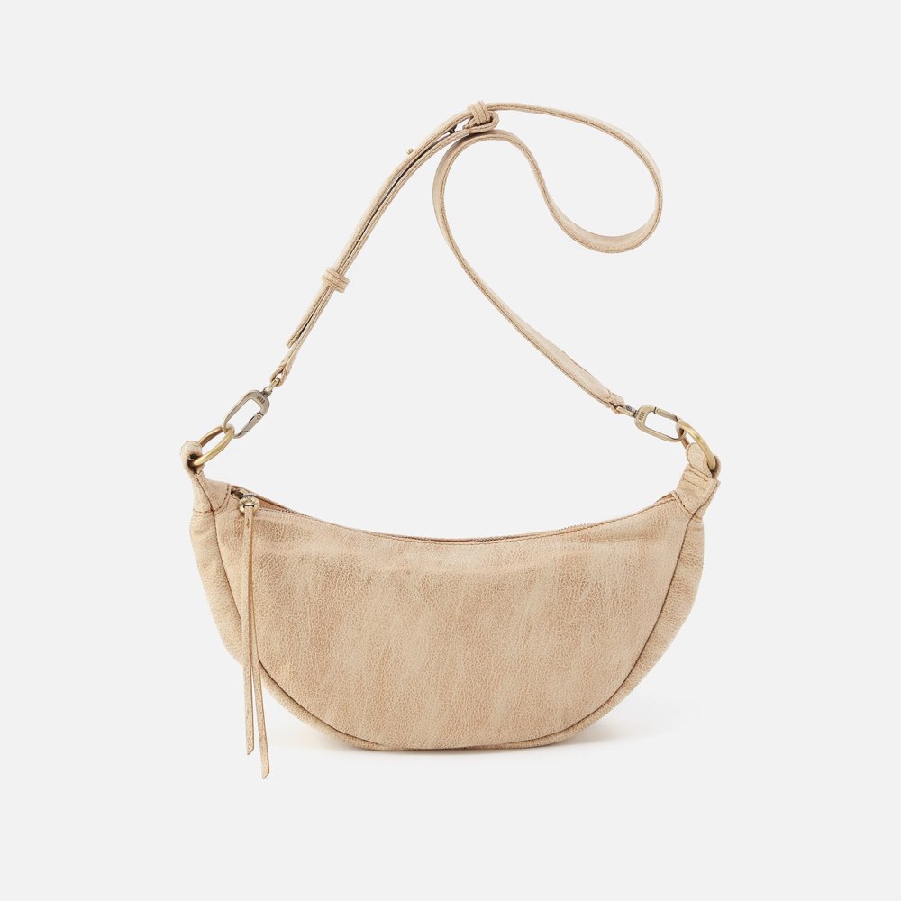 Hobo | Knox Sling in Metallic Leather - Gold Leaf - Click Image to Close