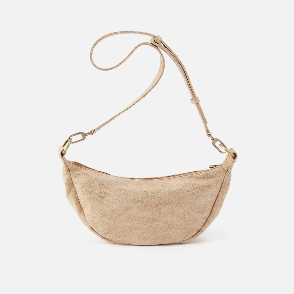 Hobo | Knox Sling in Metallic Leather - Gold Leaf