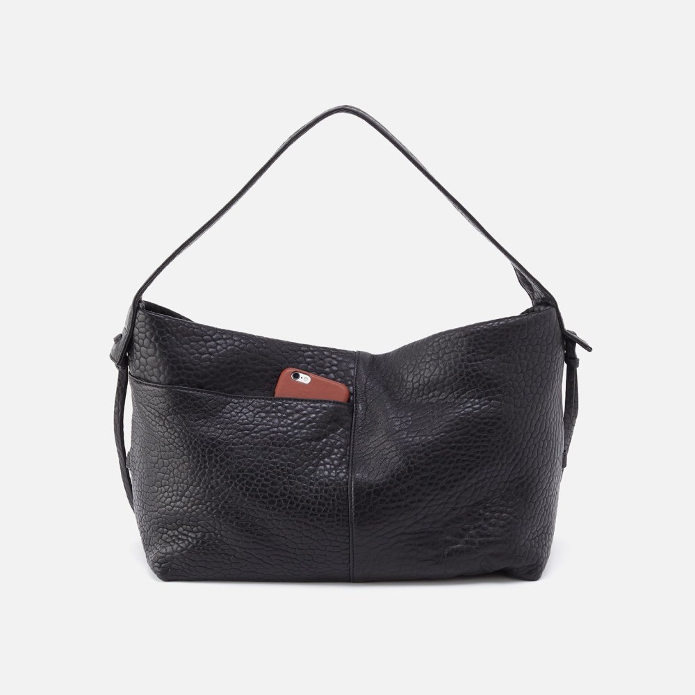 Hobo | Bonita Hobo in Bubble Pebbled Leather - Black