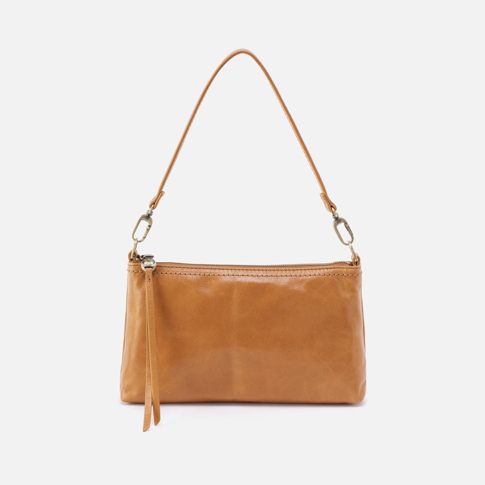 Hobo | Darcy Crossbody in Polished Leather - Natural