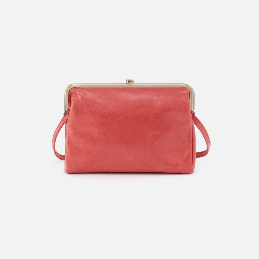 Hobo | Lauren Crossbody in Polished Leather - Cherry Blossom