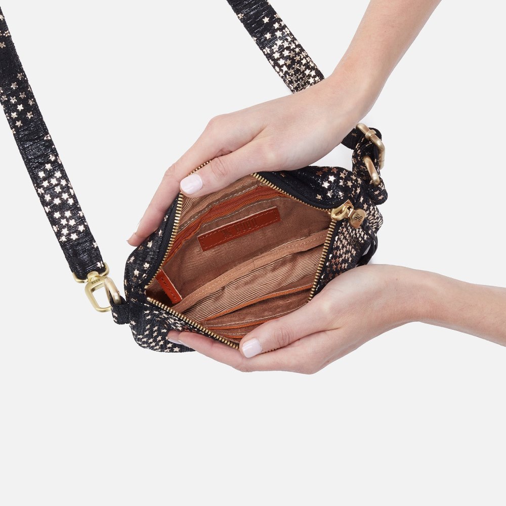 Hobo | Fern Belt Bag in Printed Leather - Shooting Stars