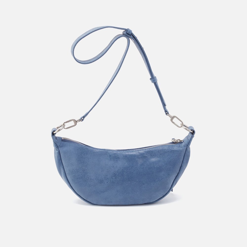 Hobo | Knox Sling in Buffed Leather - Azure