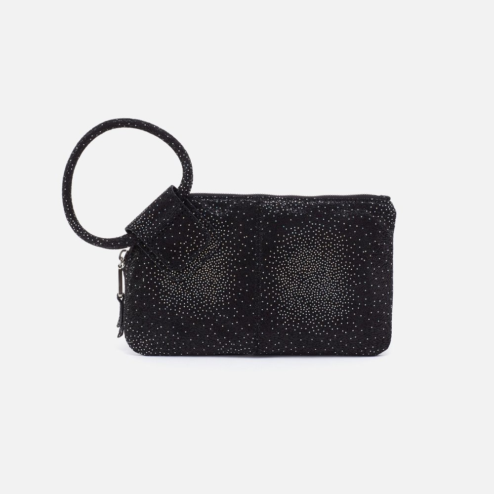 Hobo | Sable Wristlet in Printed Leather - Silver Galaxy